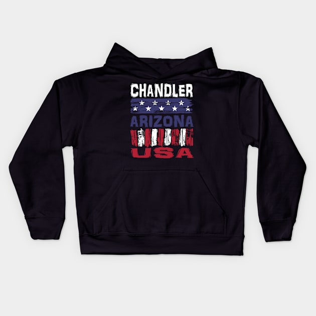 Chandler Arizona USA T-Shirt Kids Hoodie by Nerd_art